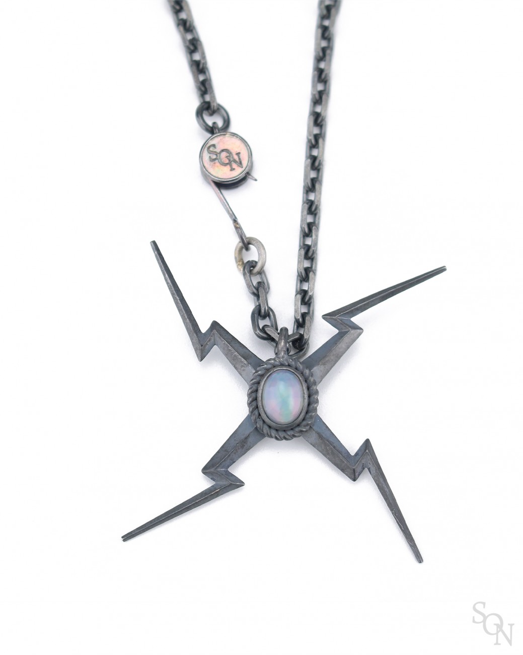 Lightning Cross Necklace