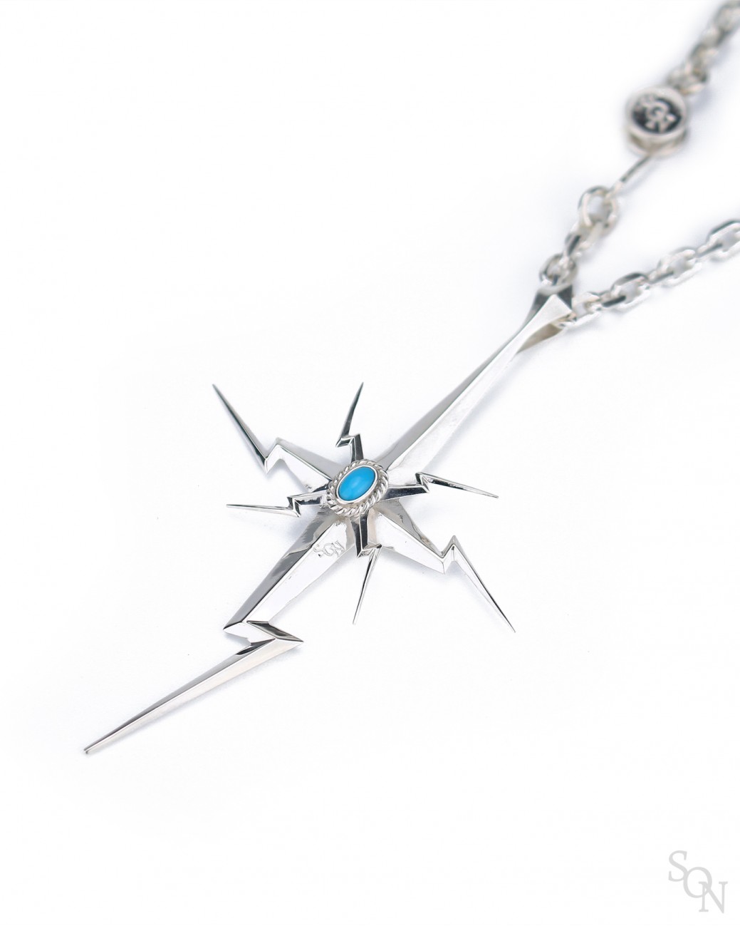 Lightning Cross Necklace